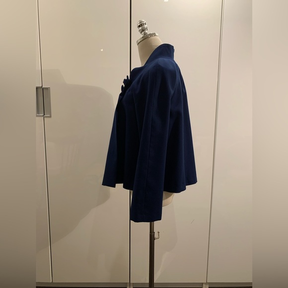 Lacey Parker blue wool short jacket. Extra small. - Picture 6 of 9